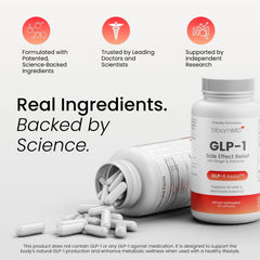 BloomMD GMP-certified facility badge on packaging highlights quality control.