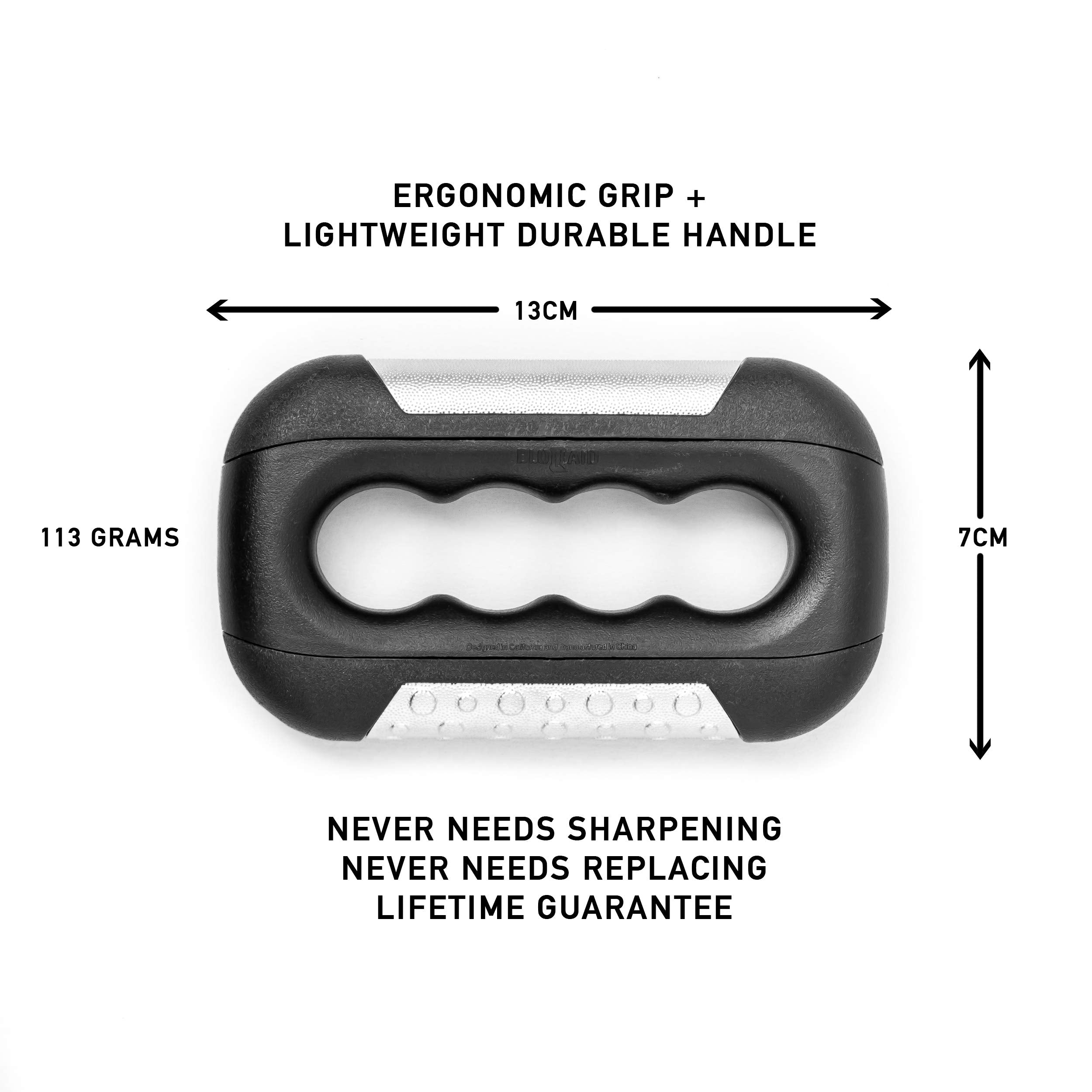 Compact BloQaid Callus Rx fits easily in a gym bag.