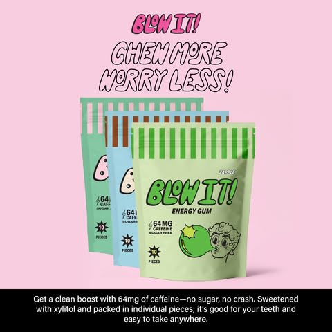 BLOW IT! The 30-piece pack displayed for versatile daily energy moments.