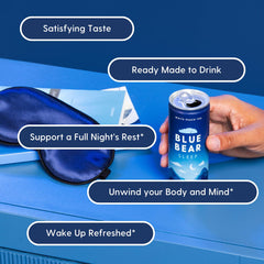 Blue Bear 12-pack display ideal for nightly routines