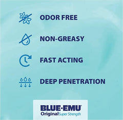 Close-up of Blue-EMU texture showing rich, easy-to-spread cream