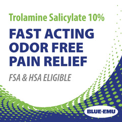 BLUE-EMU Ultra Hemp Arthritis Pain Relief Cream odorless formula for discreet use.