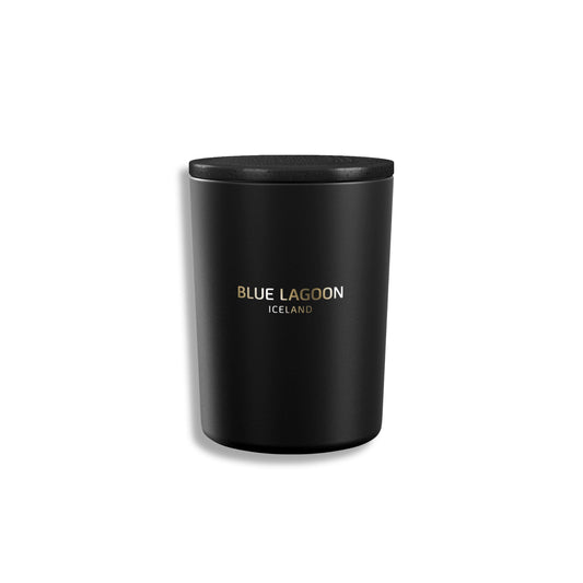 Blue Lagoon Skin Science candle packaging shows premium spa-inspired design for home use.