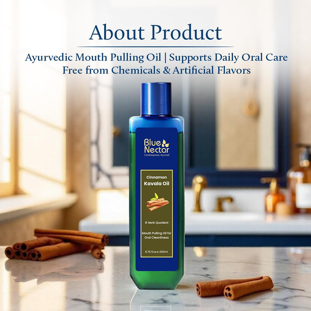 Blue Nectar fresh breath on the go scene implies daily routine convenience.