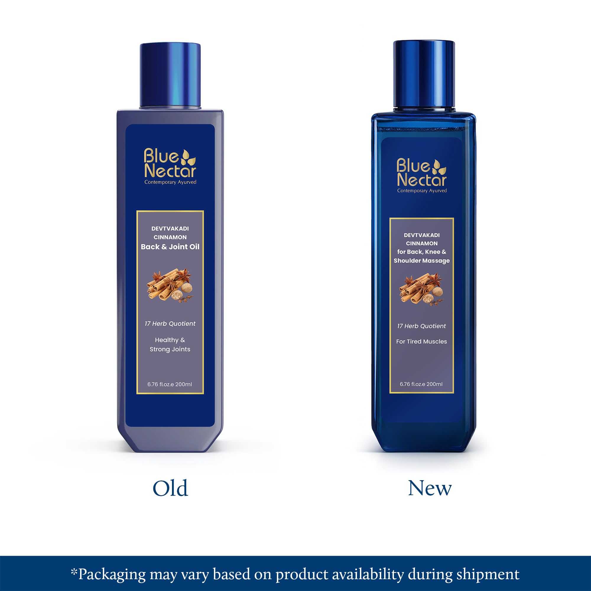 Close-up of Blue Nectar oil with clove and cinnamon herbs