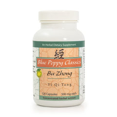 Blue Poppy Bu Zhong Yi Qi Tang capsules ready for daily support