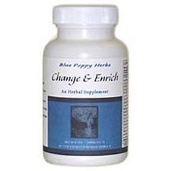 Blue Poppy Change & Enrich 180 caps bottle for balanced daily wellness.