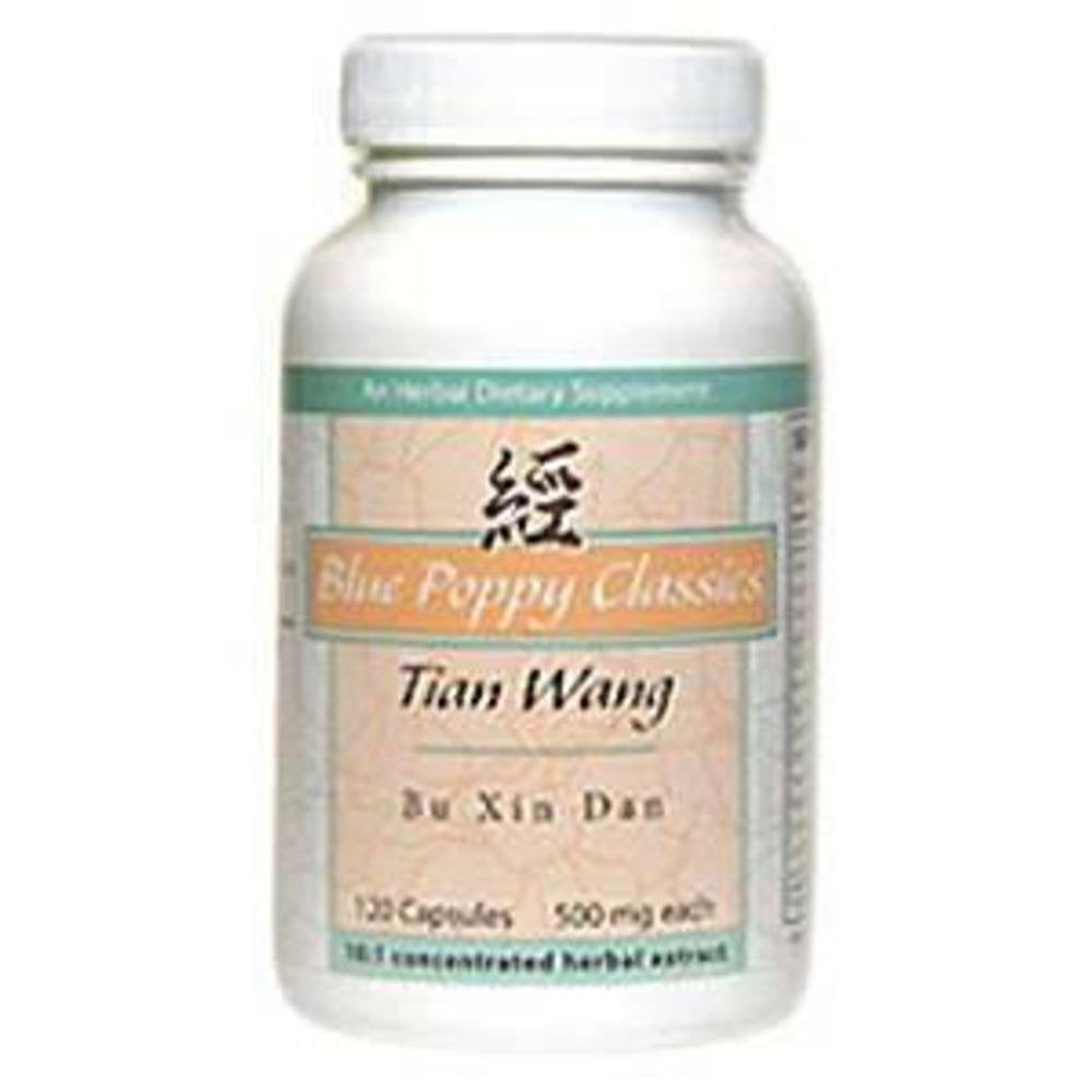 Blue Poppy Tian Wang Bu Xin Dan 120 caps bottle for daily balance
