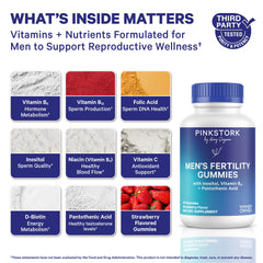 Blue Stork Fertility Gummies close-up showing gummy texture for daily use.