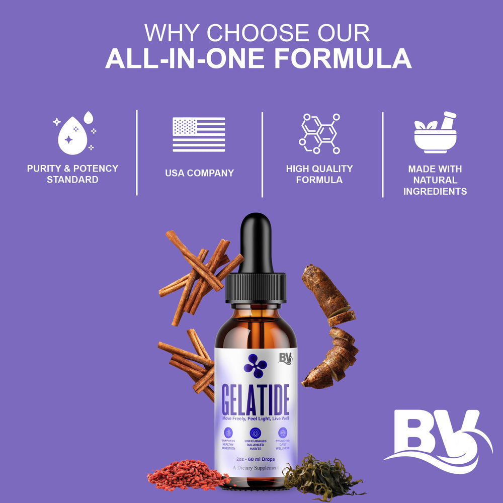 Blue Vibe Gelatide liquid drops measuring for consistency.
