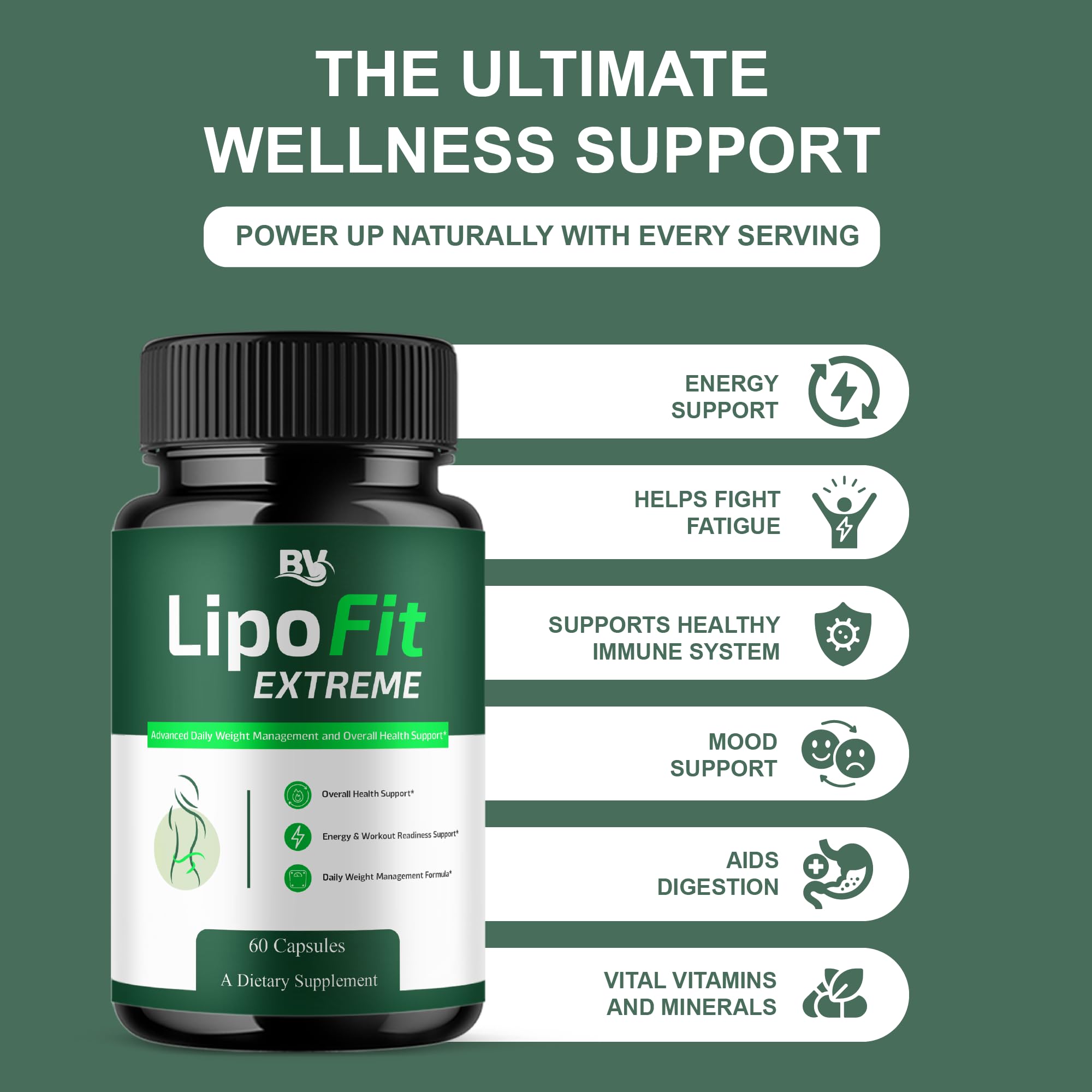 Blue Vibe Lipofit Extreme packaging emphasizing keto-friendly lifestyle
