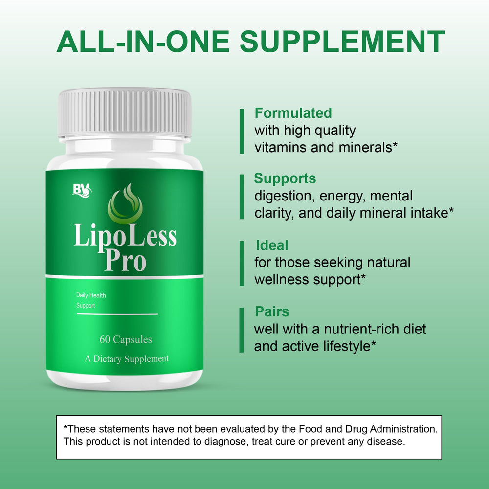 Keto-friendly Lipoless Pro statement on the BLUE VIBE box.