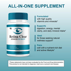 Blue Vibe Retina Clear top-down bottle view for easy identification
