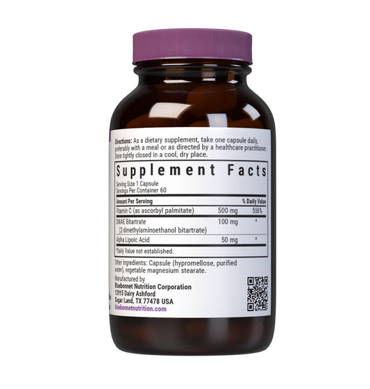 BlueBonnet Age-Less Skin Formula capsules closeup shows vegetarian capsules for vegan use.