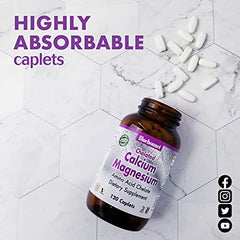 BlueBonnet Albion caplets nutrition facts, calcium and magnesium profile for daily wellness.