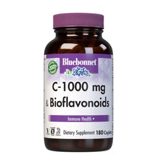 BlueBonnet C-Plus Bioflavonoids caplets front label highlighting immune support