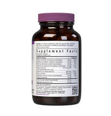 Bluebonnet CellularActive Coenzyme B-Complex capsules closeup emphasizing convenient daily intake.