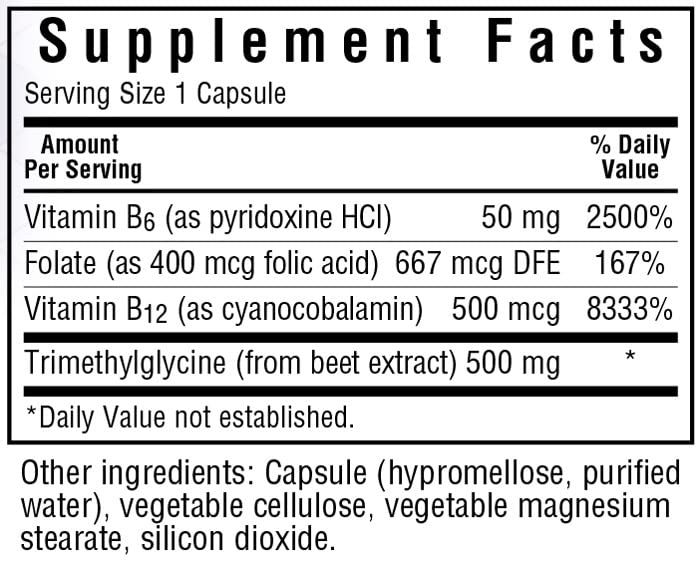BlueBonnet Homocysteine Formula packaging emphasizes allergen-free features.