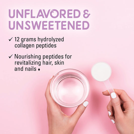 BlueBonnet collagen powder dissolving in water for easy mixing