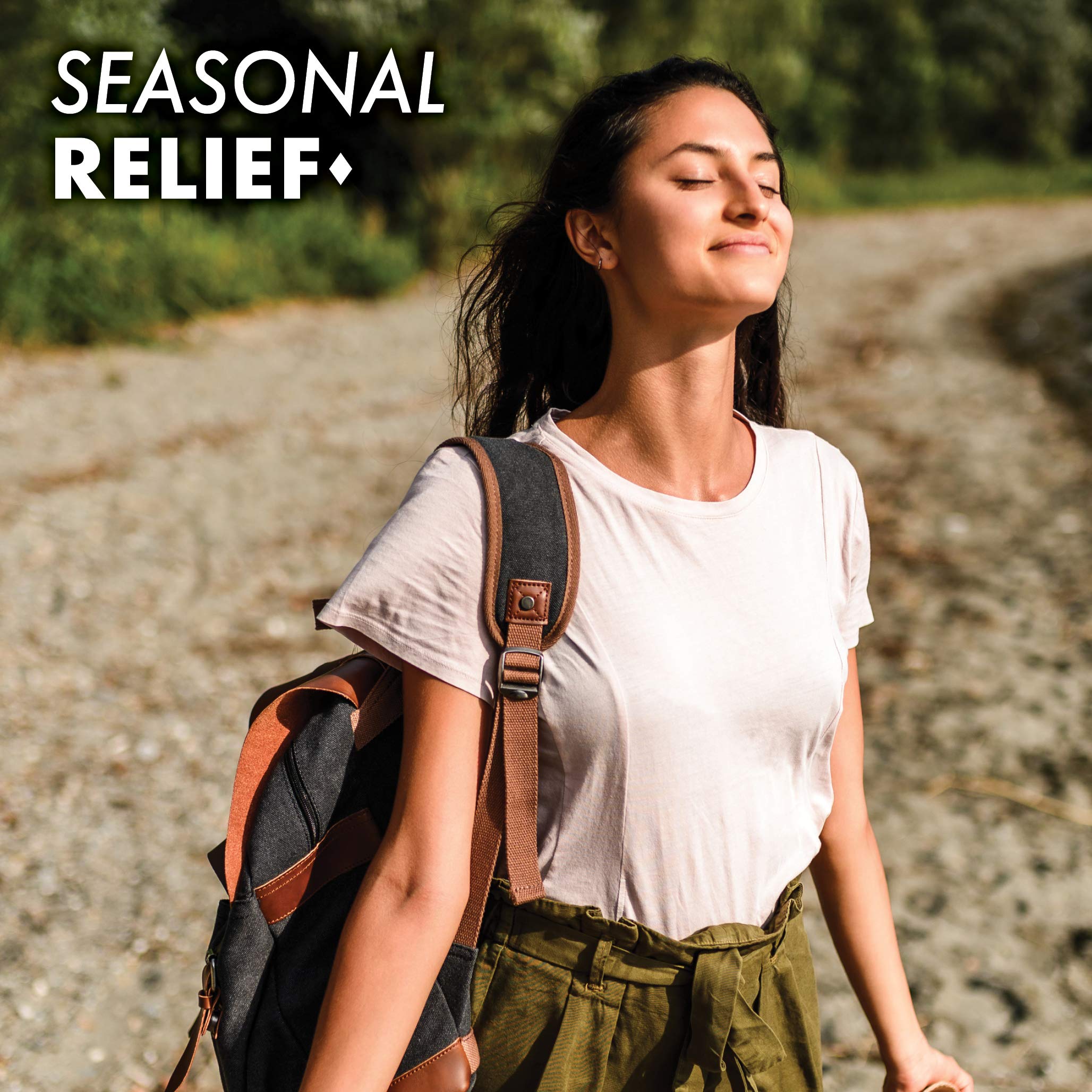 BlueBonnet Immune support bottle close-up suggests seasonal wellness possibilities.