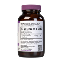 BlueBonnet L-Carnitine 500mg bottle for easy daily supplementation.