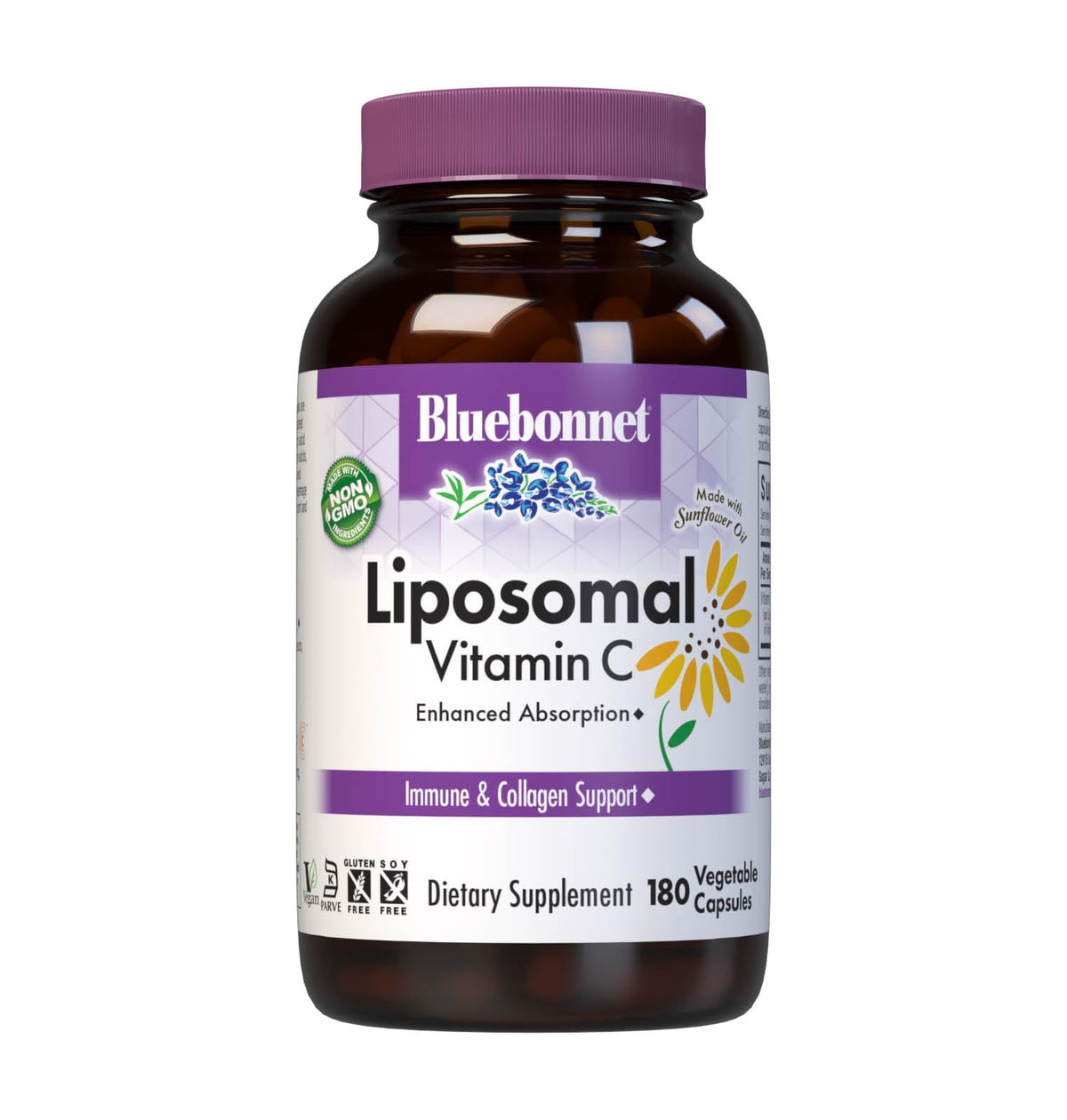 BlueBonnet Liposomal Vitamin C 1000mg bottle for easy daily immune support.