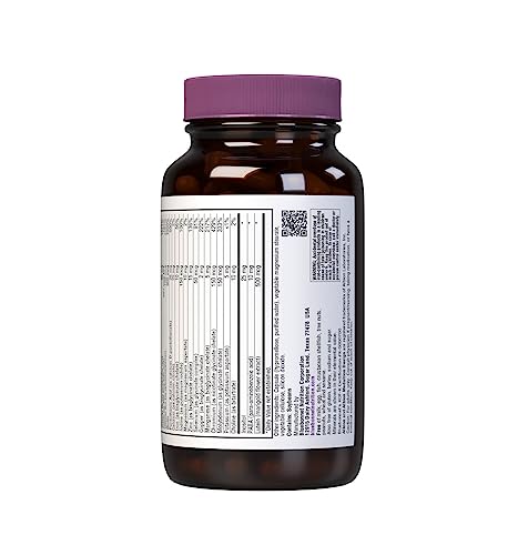 Bluebonnet Multi One with Iron label highlights ingredients and minerals