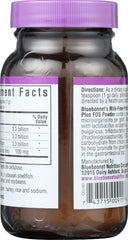 BlueBonnet Probiotic Acidophilus Plus FOS Powder dispense scoop simplifies dosing.