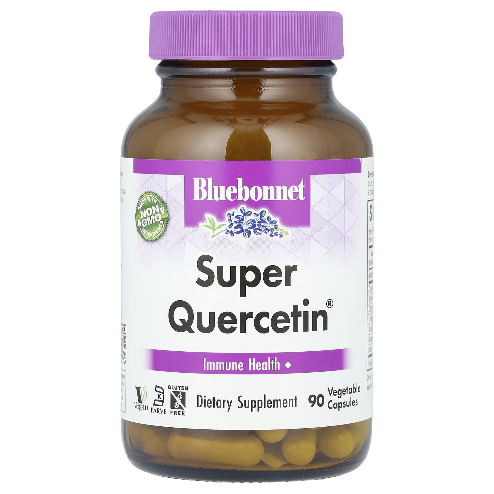 BlueBonnet Super Quercetin bottle capsules for daily wellness.