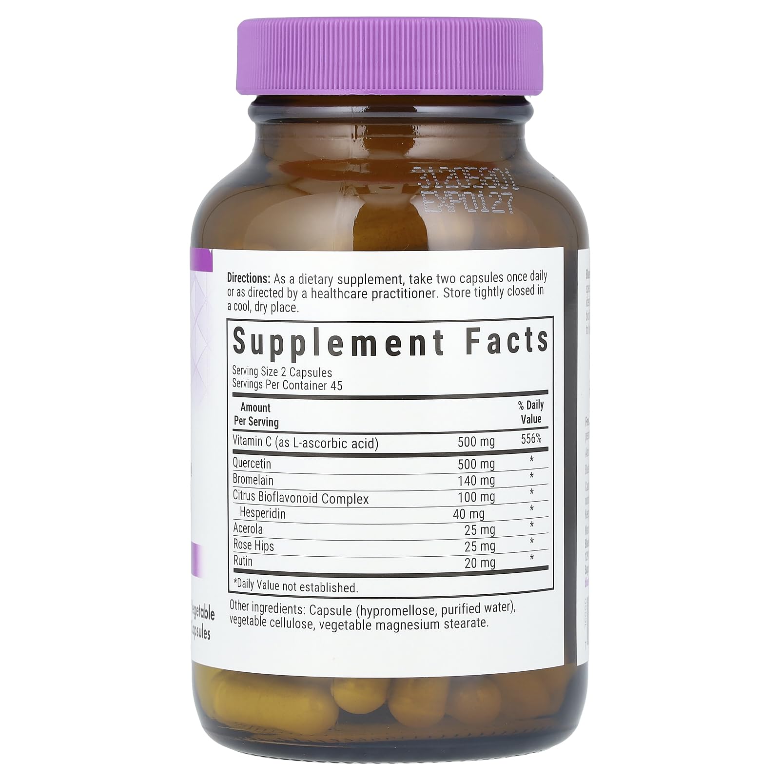 BlueBonnet Super Quercetin with Vitamin C bottle for daily antioxidant support.