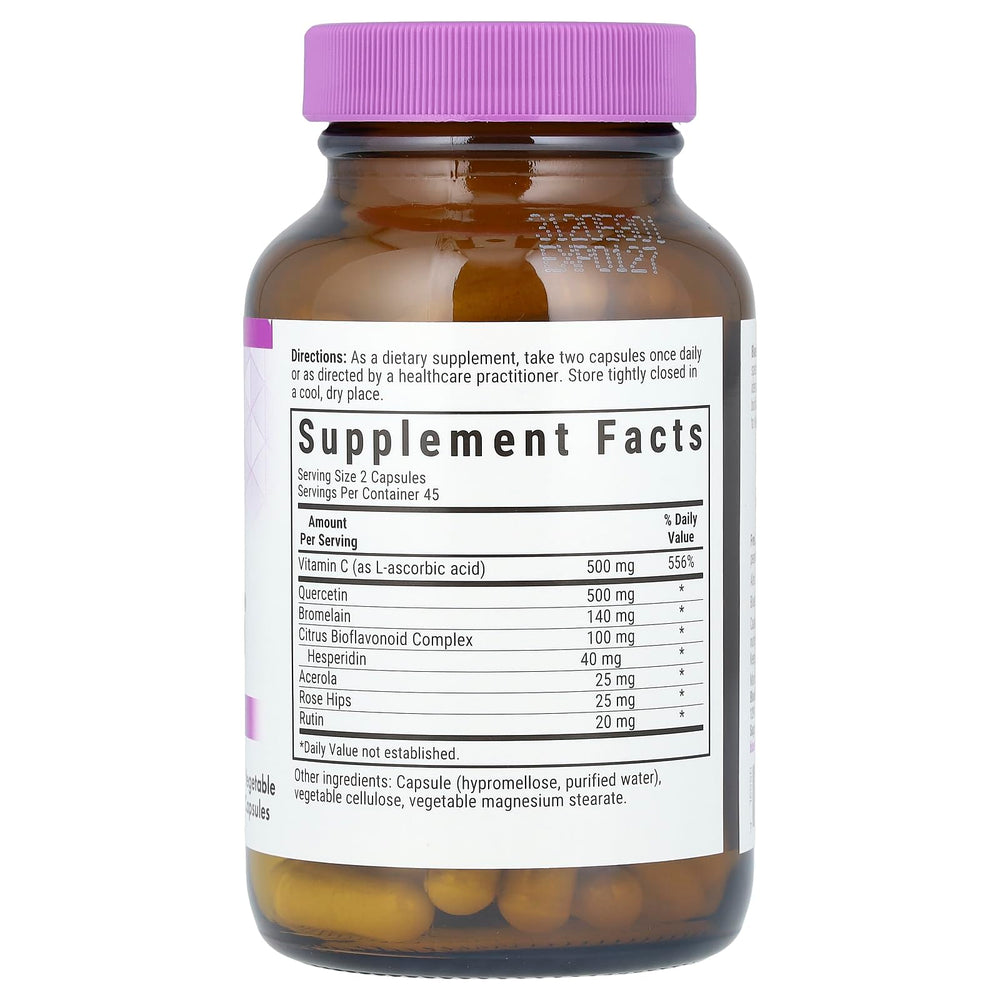 BlueBonnet Super Quercetin with Vitamin C bottle for daily antioxidant support.