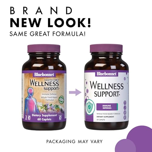 BlueBonnet Targeted Choice Wellness caplets close-up for everyday use.