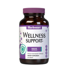 BlueBonnet Targeted Choice Wellness bottle with caplets supports daily immune wellness.