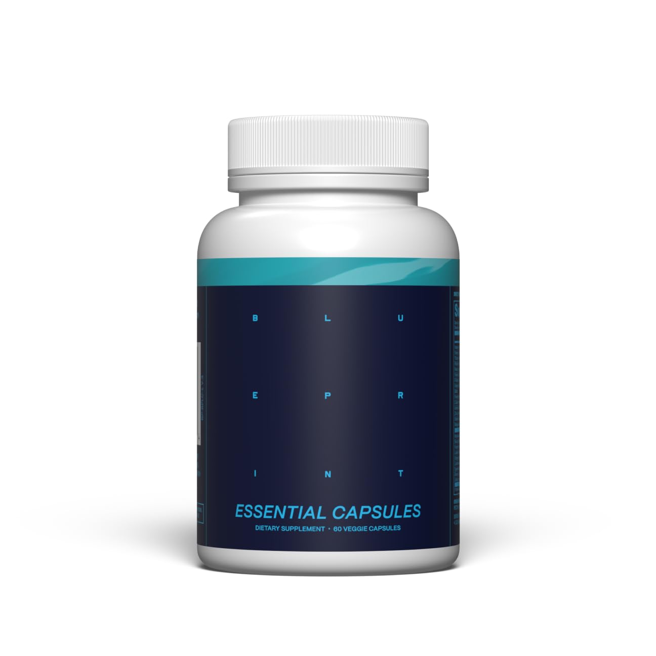 Blueprint Bryan Johnson Essential Capsules bottle front for daily wellness and energy support