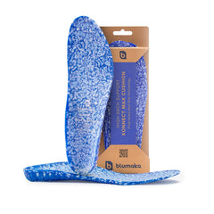 Blumaka Nonslip Athletic Insoles with FoamLock top cover for secure grip during explosive moves.