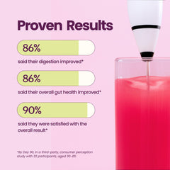 Blume SuperBelly berry açai pomegranate flavor in a refreshing drink