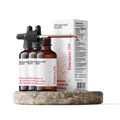 Blushwood Health EBC-46 seed extract tincture bottle for daily use