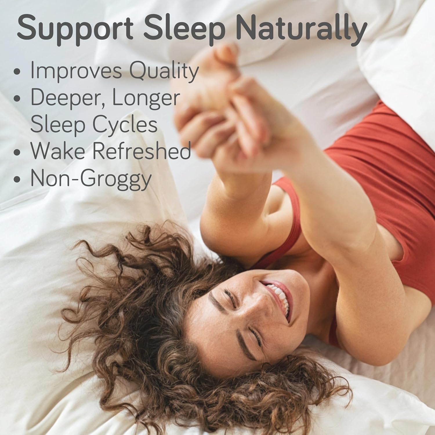 Close-up of BLYSS Nutrition 5HTP + GABA capsules for daily wellness.