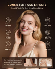 BMONATY mask in use on cheek for hands-free, targeted therapy