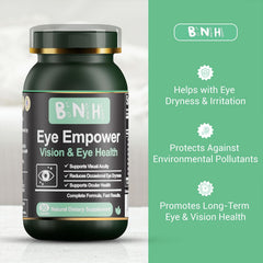 BNH Eye Empower fatigue relief after long screen time.