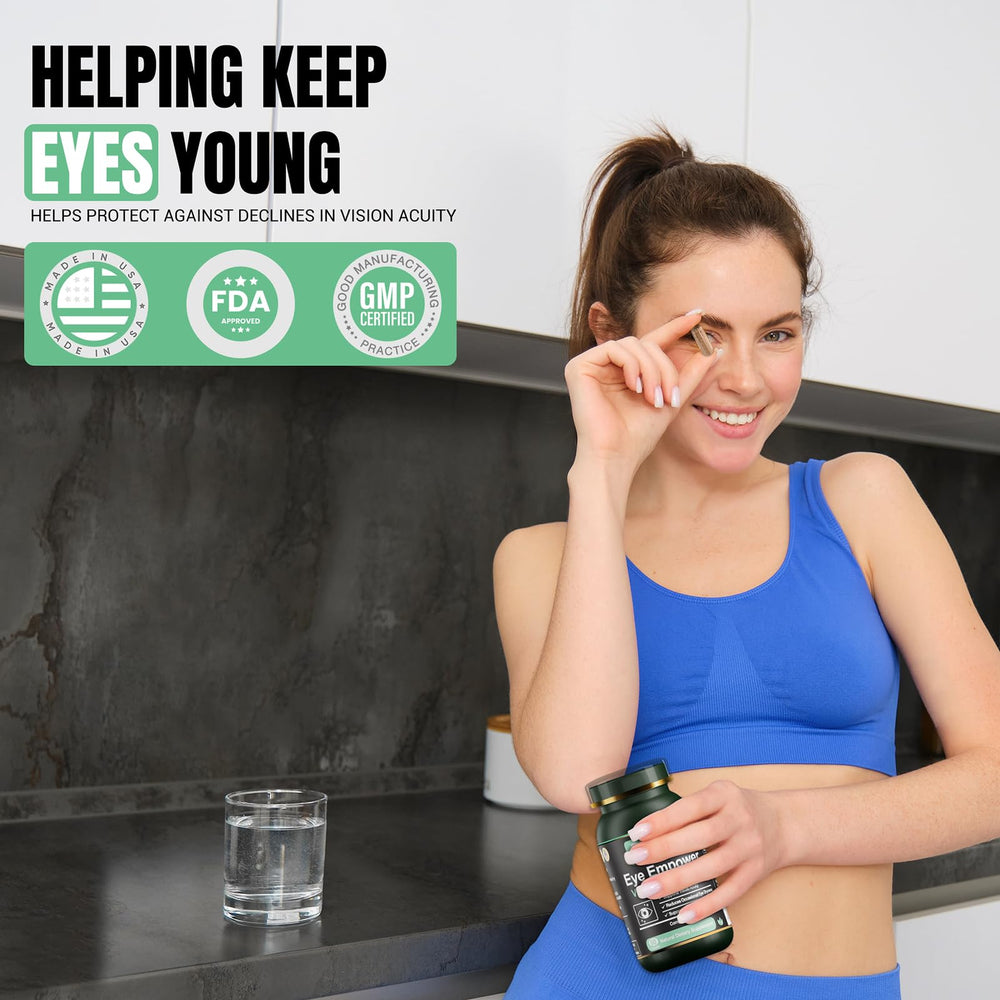 BNH Eye Empower ocular health bottle nurtures corneal health and resilience.