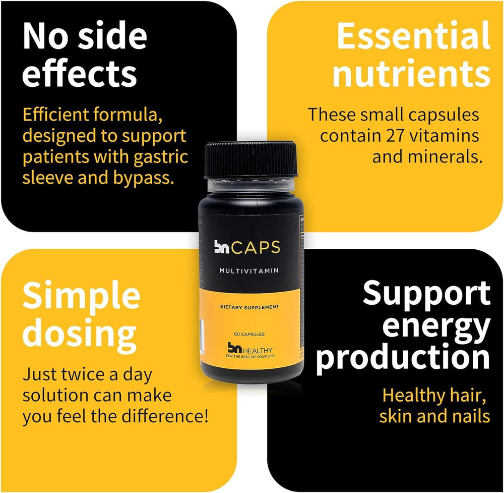 BNHealthy BN Caps daily pill administration for steady nutrient support.