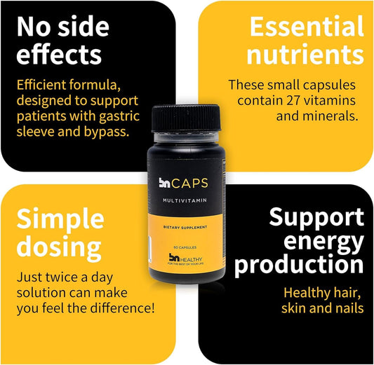BNHealthy BN Caps daily pill administration for steady nutrient support.