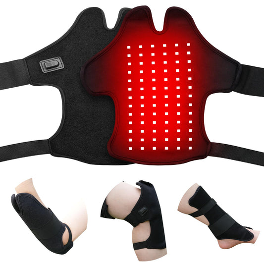 Bnlei red light therapy belt on neck delivering soothing warmth for comfort