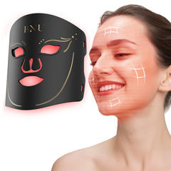 BNU wireless red light mask for facial care and at-home use, hands-free comfort.
