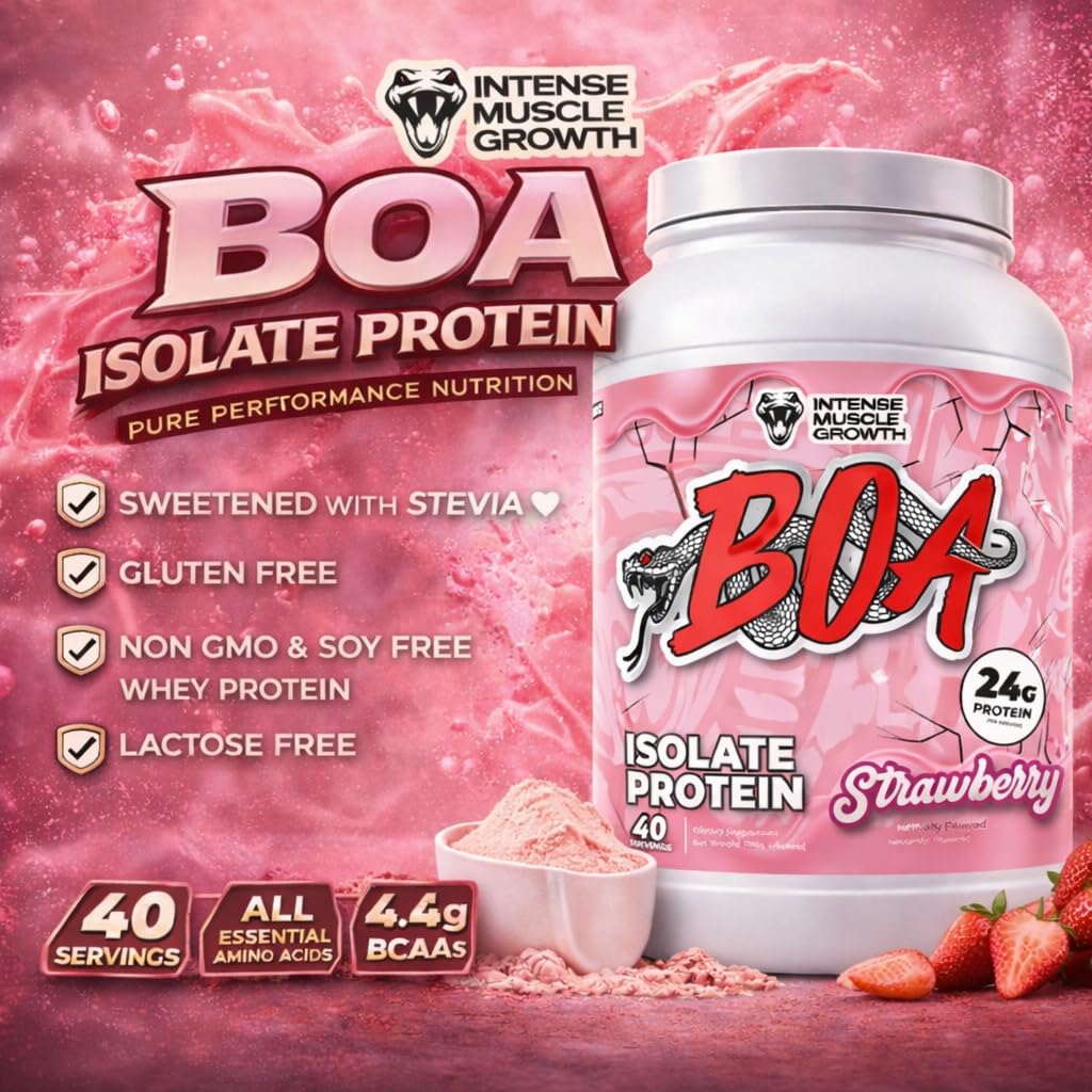 BOA Isolate ready for pre- or post-workout use
