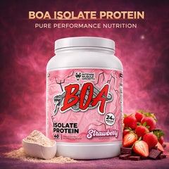 BOA Isolate bottle showing Vitamin B6 and Zinc on the label
