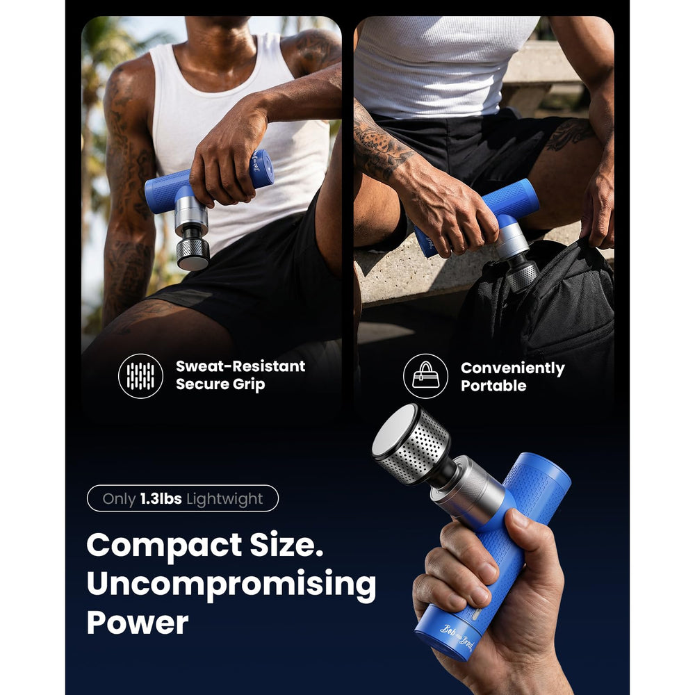 BOB AND BRAD A7 Pro offers 5 attachments for full-body versatility and joint care