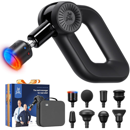 Bob and Brad D6 Pro Max+ heat mode targets tense muscles for post-workout relief