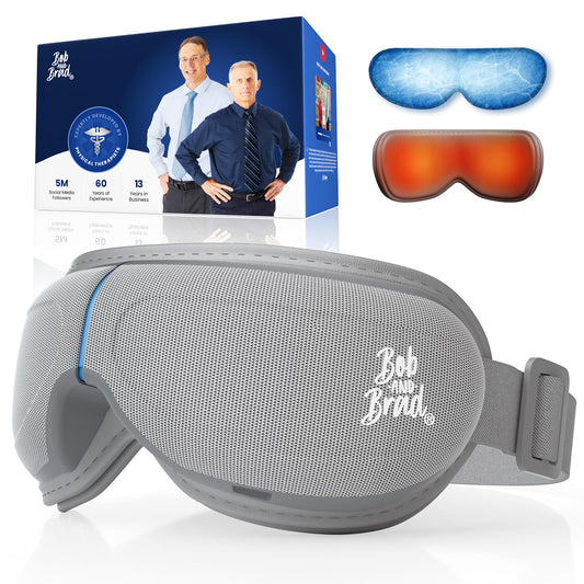 Bob and Brad EyeOasis 2 front view with heated massage for comfort and eye strain relief.